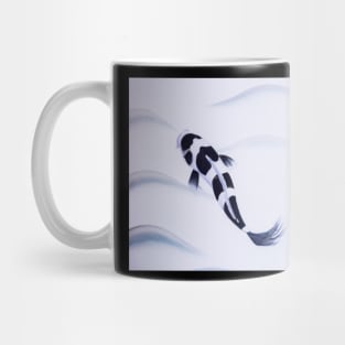 Black and white koi fish Mug